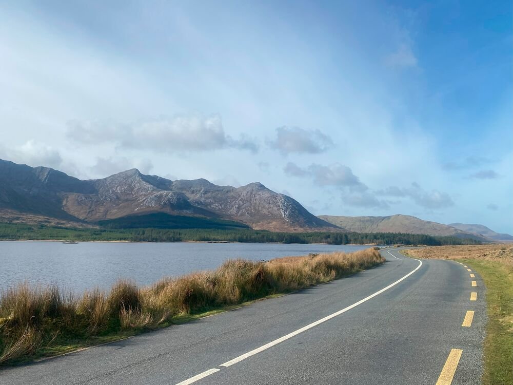 road with hills in backfround